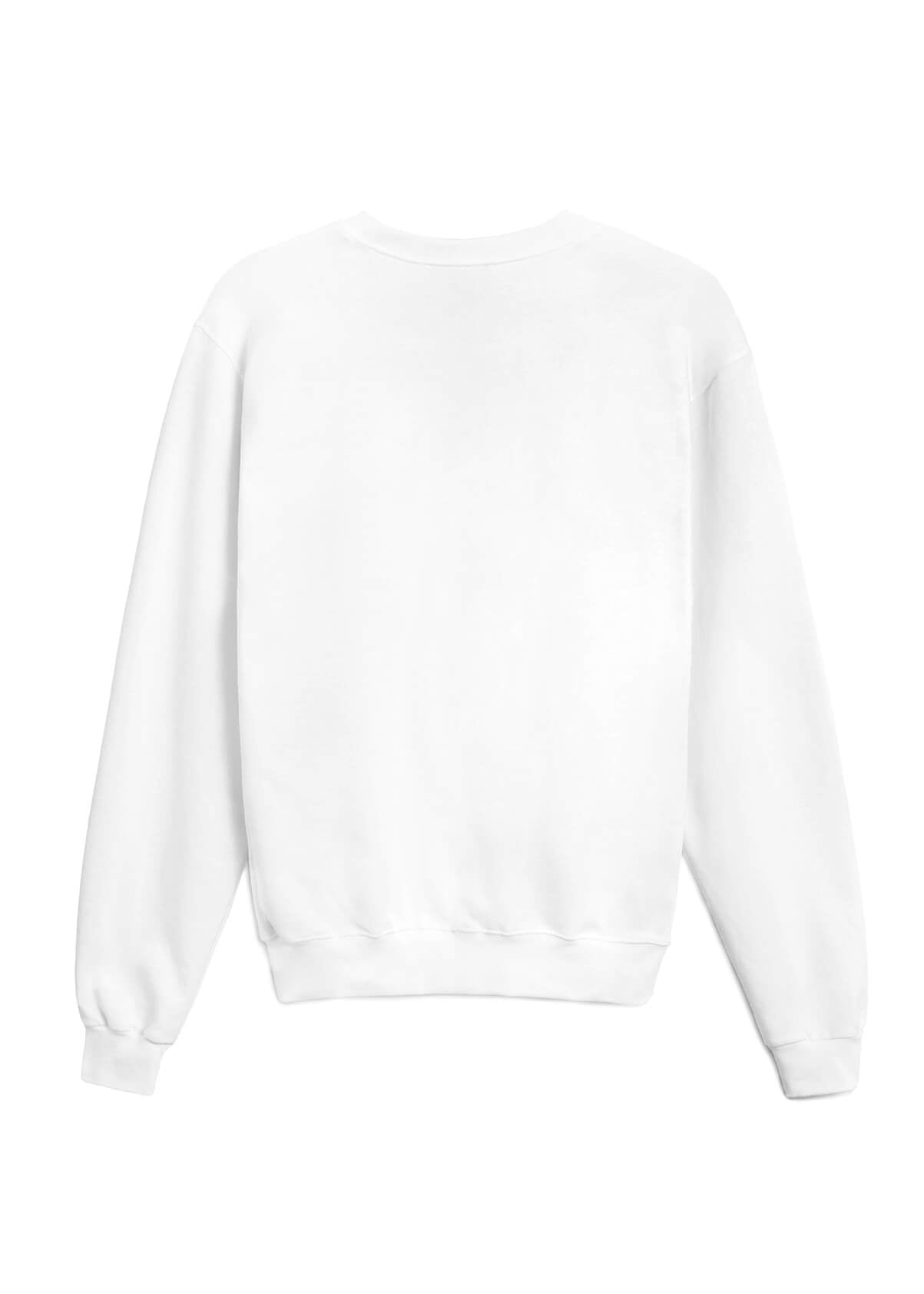 Crew neck white clearance sweatshirt