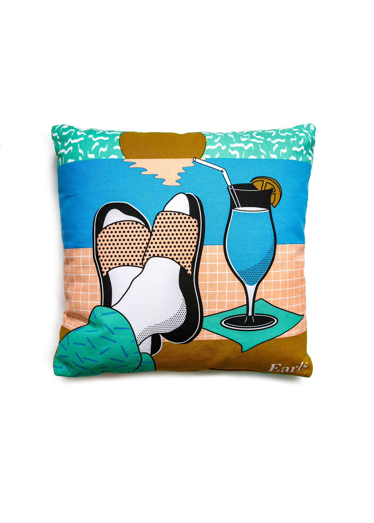 Retro Patio Pillow